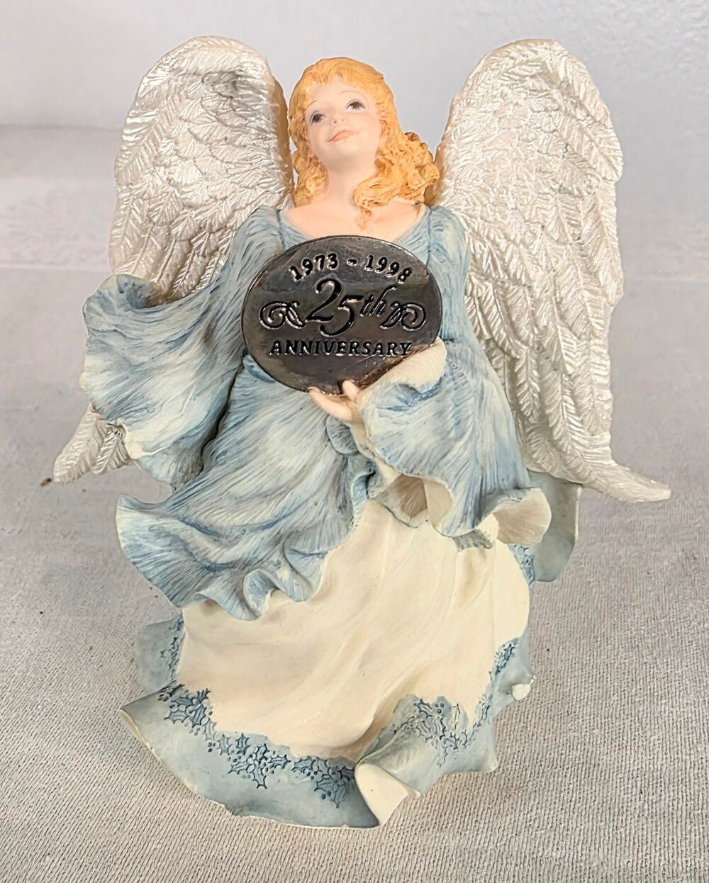 Vtg 1998 Hallmark Joyful Messenger Anniversary Edition Ornament NOS NIB Angel